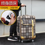 Hành lý xe đẩy vali hành lý vali nam nữ 26 triệu đến hộp khóa bánh xe 20 inch 24 inch 28 hộp retro