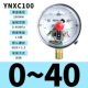 Thượng Hải Yichuan YNXC100 chống sốc tiếp xúc điện áp kế hỗ trợ từ tính 220V/380V 30VA hướng tâm trục