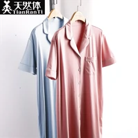 Летняя хлопковая пижама, платье с коротким рукавом, юбка, 2021 года