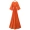Áo thun nữ cổ chữ V mới hè 2019 cạp cao thoáng khí eo thon trong chiếc váy dài - Váy dài