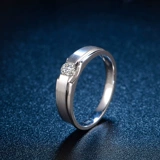 Бриллиантовое платиновое обручальное кольцо для влюбленных подходит для мужчин и женщин, золото 18 карат, сделано на заказ