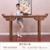 Yiming thế giới gỗ gụ đồ nội thất cánh gà gỗ Zhongtang sáu mảnh gỗ cổ trường hợp dải cho bảng tám cổ tích bàn - Bàn / Bàn Bàn / Bàn
