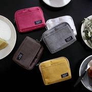 Đích thực đầy đủ Hàn Quốc nylon vải mini multi-túi kỹ thuật số hoàn thiện lưu trữ bag với bền xách tay nhỏ túi mỹ phẩm