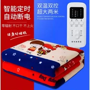 chăn điện đơn đôi kiểm soát kép điều chỉnh nhiệt tăng 1,8 m 2 không an toàn bức xạ thông minh timed ba giường điện - Chăn điện