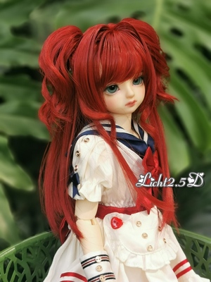 taobao agent LICHT2.5D High temperature heat-resistant wire BJD SD DD dd doll wigs-NO.762-2 color will be available for sale