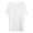 A7seven trắng ngắn tay T-Shirt nữ mùa hè 2018 new simple hoang dã V-Cổ màu rắn nửa tay t-shirt top