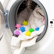 20 Gói Máy giặt Quần áo Làm sạch Chăm sóc Bóng Rắn Magic Khử nhiễm Bóng Quần áo Làm sạch Bóng Giặt Giặt Bóng - Hệ thống giá giặt