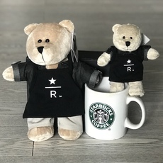 Starbucks starbucks泰国星巴克2017臻选门市reserve中小熊钥匙扣标全包快递