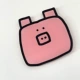 Акриловый материал Pink Pig Coaster