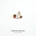 Cửa hàng trang sức lớn thỏ trắng trâm dễ thương bạn gái Nhật Bản in huy hiệu pin cổ áo pin hoạt hình túi quyến rũ - Trâm cài Trâm cài