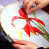 Nổi tiếng cổ thêu nghệ thuật thêu thêu diy kit người mới bắt đầu handmade sơn trang trí hoa 30 * 40 CM Bộ dụng cụ thêu