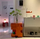 Мобильная корзина Dream Home Mobile Cart Studio Ins Designer Multi -Layer Herse Hore Cabinet Шкаф