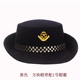 Черная шляпа (блок шляпа) с эмблемой № 1 шляпы