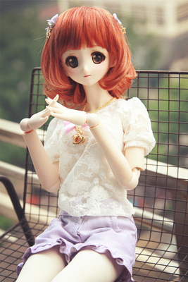 taobao agent [Rosemary Town] Summer fresh bubble sleeve shorts set BJD DD 3 minutes 4 points send card