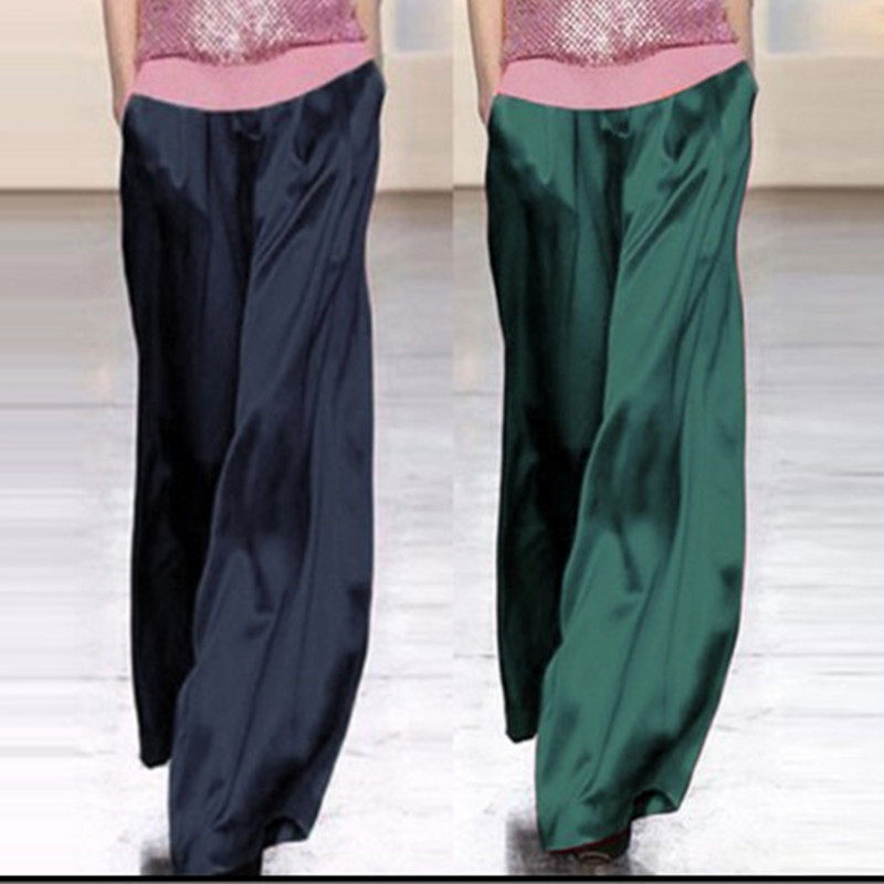 Tính khí lỏng kích thước lớn chất béo mm nặng lụa quần âu quần đồng ammonia quần chân rộng váy đặc biệt cung cấp