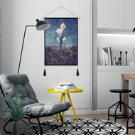 Modern Bắc Âu Bức Tranh Nghệ Thuật Vải Bông Tấm Thảm Ngủ Cạnh Giường Ngủ Nền Tường Băng Chăn Meter Hộp Bao Gồm