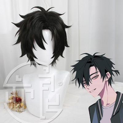 taobao agent Yiliang Cheng hour cosplay wig time agent juvenile wig black hair 3/7 points