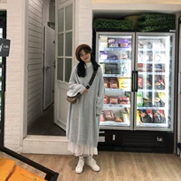 Синий свитер