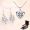 999 Foot Silver Necklace+Earrings (White) 09