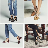 Mùa hè 2019 thiết kế mới độc lập thương hiệu, giày khóa giữa và nhiều lớp, giày cắt thấp, giày da - Giày cắt thấp adidas stan smith nữ