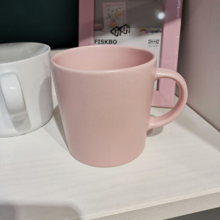 IKEA Denola ラージカップ ウォーターカップ マグカップ ハンドル付きドリンクカップ ウォーターカップ コーヒーカップ