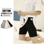 Quần legging chống cháy nổ cotton mùa hè mỏng phần ren dài phần bốn điểm eo cao không uốn xoăn chống sáng quần short - Quần tây thường quần legging lót lông