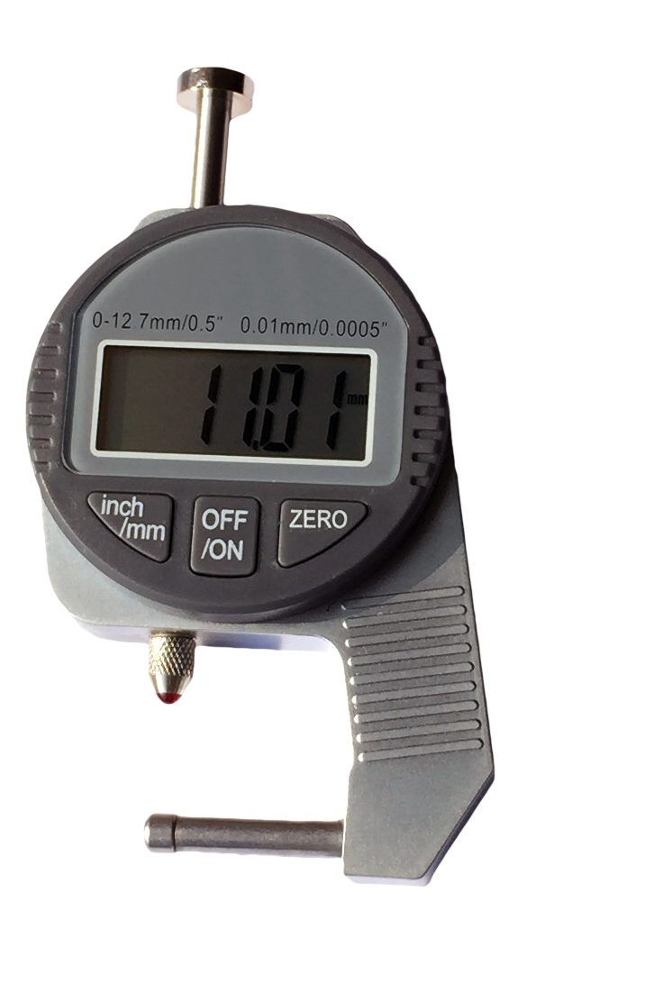 Wall Gaugehigh-precision Mini Thickness gauge Thickness table Flat head Sharp point tube wall gauge thickness Measuring instrument steel plate cloth thickness measure