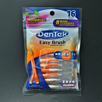 American Dentek Easy Brush 16 Оригинальное зубное соединение щетки щетки зубной визовой палоч