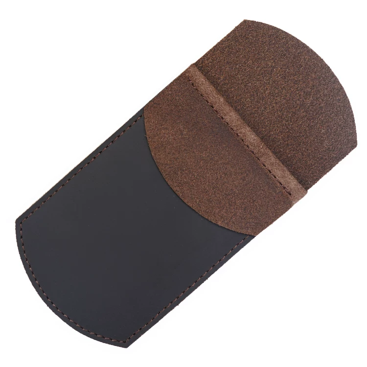 Leather capacious pen, retro pencil case, DIY