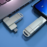 Двойной вращающийся вращающийся твердотельный диск USB3.2/Тип-C Высокоскоростная передача.