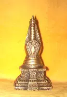 Z-167 Медная бронзовая бронзовая бронза Будда Статуя Трима Тали Пагода 箧 箧