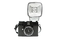 Lomo camera diana mini Noire với Flash Diana camera 135 phim máy ảnh lấy ngay