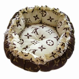 Fashion luxury pet nest dog nest cat nest Pet pet bed pet cushion full cotton thickened and lace round nest