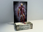 Full 68 Lao động mô hình giấy 3D lao động DIY Iron Man 1 người với mô tả giấy - Mô hình giấy