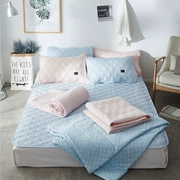 Nhật bản cảm giác lạnh công nghệ nệm mát cảm giác làm mát thoáng khí đôi bảo vệ giường mat mùa hè điều hòa không khí mat 2 màu sắc