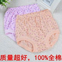 Cotton kích thước lớn phụ nữ đồ lót eo cao giữa và cũ tóm tắt ông già đồ lót cotton quần short nhà máy bán hàng trực tiếp do lot nu