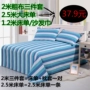 [Special] mỗi ngày Xuất xứ Sơn Đông lanh thô cũ sọc ba mảnh đúp sinh viên độc thân ngủ một mình - Khăn trải giường ga giường màu trắng