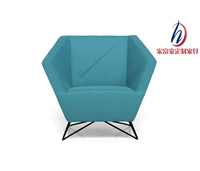 New vải tùy chỉnh giải trí sofa mô hình hiện đại phòng biệt thự khách sạn sofa thiết kế nội thất ghế đôn