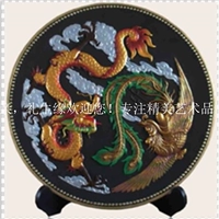 Экологичное украшение для спальни, современный термос, дракон и феникс, свадебный подарок, китайский стиль