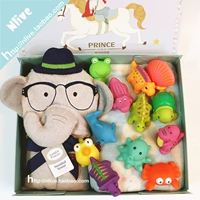 Sơ sinh hộp quà tặng bé khăn tắm bath toy set bé sơ sinh nguồn cung cấp một năm tuổi bé món quà sinh nhật hộp quà tặng bé trai