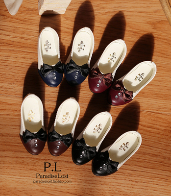 taobao agent PL BJD doll shoes DD MDD3 points Ye Luoli SD10 foot 4 points MSD flash diamond bow to repair women's shoes