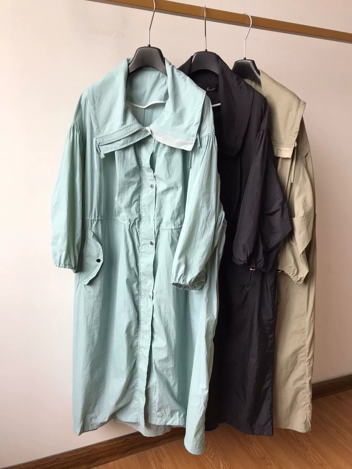 Mùa xuân 2020 Phụ nữ Hàn Quốc áo dài nhẹ nhẹ - Trench Coat