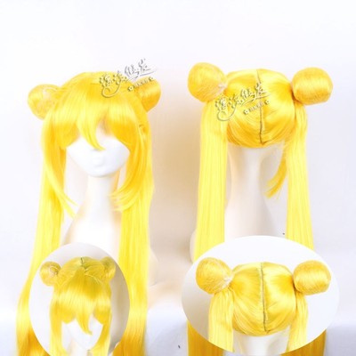 taobao agent COS wig Beauty Sailor Sailor Moon Moon Moon Moon Water Ice Moon Lemon Yellow Anime Wig