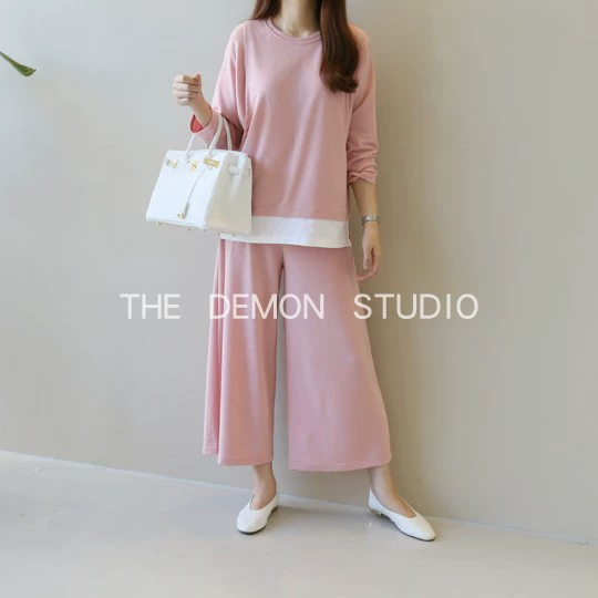 Hàn Quốc mua quần áo phụ nữ mang thai 2020 phù hợp với việc cho con bú mẫu mùa xuân và mùa thu đi ra ngoài thoải mái mặc quần áo cho con bú - Giải trí mặc / Mum mặc