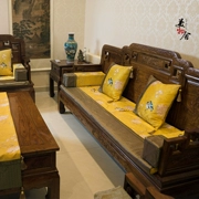 Trung Quốc Rosewood sofa đệm bọc ghế ăn đệm cung điện ghế Taishi tựa lưng rắn gỗ xốp ghế phân
