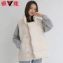 Áo vest nữ ngắn đoạn 2018 phiên bản mới của Hàn Quốc vịt xuống giản dị áo khoác dày - Áo thể thao áo khoác the thao nữ