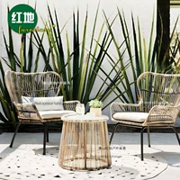 Bàn ghế ngoài trời mây bàn ghế thiết kế sáng tạo mô hình phòng ban công wicker ghế ba mảnh sân vườn bàn ghế - Bàn ghế ngoài trời / sân bộ bàn ghế sân thượng