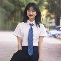 Летняя рубашка для школьников, японская студенческая юбка в складку, длинный рукав, большой размер, оверсайз, короткий рукав