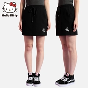 Hellokitty váy eo cao cầu lông váy tennis nữ Một từ váy thể thao giải trí mỏng giảm béo rắn màu