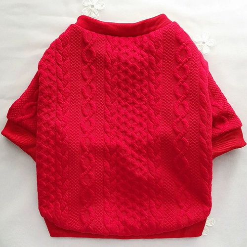 Английская-ду-ду-баго причудливая одежда падает, и зима сгущенная сплошная толстая толстая собачья рубашка Corgi Средняя собака одежда для домашних животных